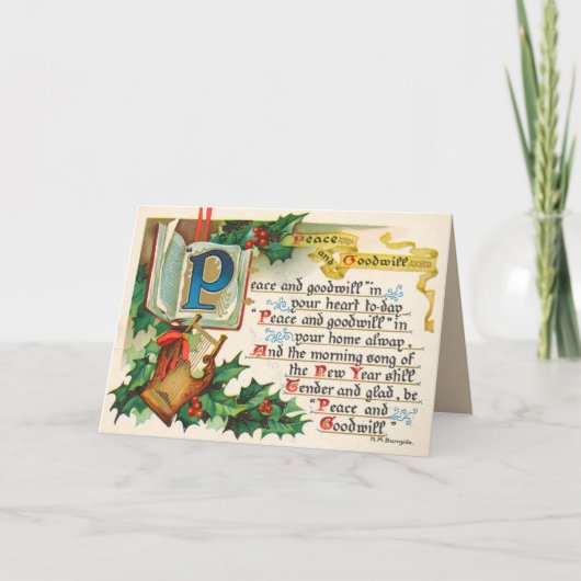 Carte de Noël victorienne (Devant)