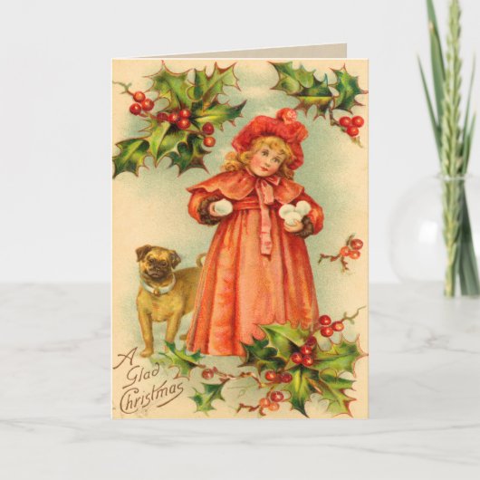 Carte de Noël victorienne (Devant)
