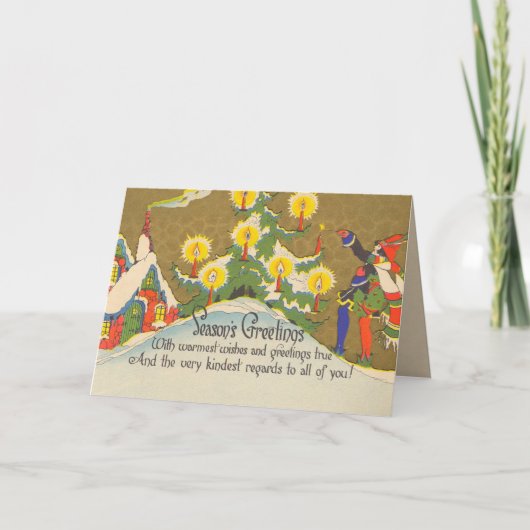 Carte de Noël victorienne (Devant)