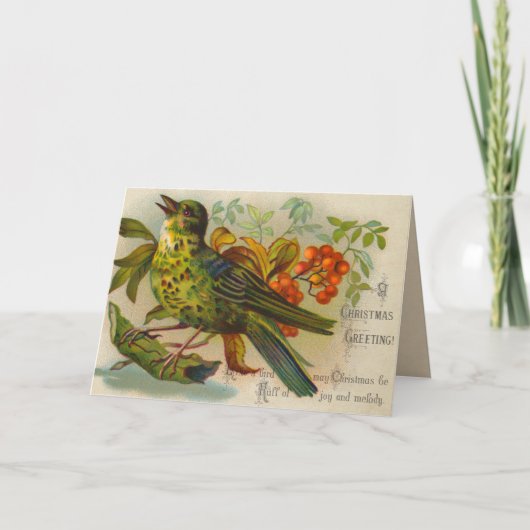 Carte de Noël victorienne (Devant)