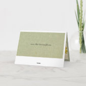 Carte de Noël victorienne avec poème (Dos)