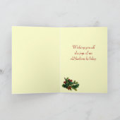 Carte de Noël victorienne Couple (Intérieur)