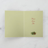 Carte de Noël victorienne de nativité (Intérieur)