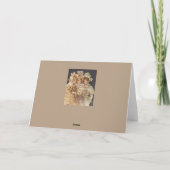 Carte de Noël victorienne pour femmes de vacances  (Dos)