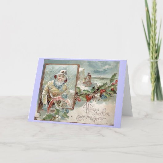 Carte de Noël victorienne vintage (Devant)