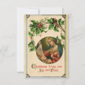 Carte de Noël victorienne vintage (Devant)