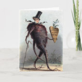 Carte de Noël victorienne Vintage (Devant)