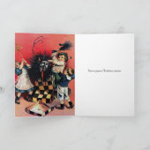 Carte de Noël Victorienne vintage Krampus (Intérieur)