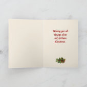 Carte de Noël victorienne Wish Bone (Intérieur)