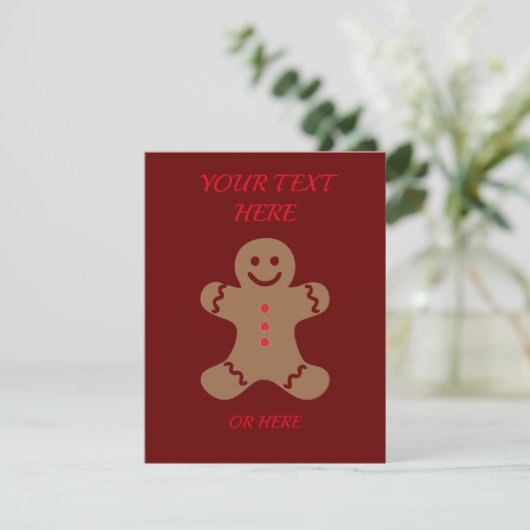 Carte de Noël Vide Fun (Debout devant)