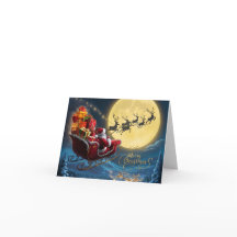 Carte de Noël vierge