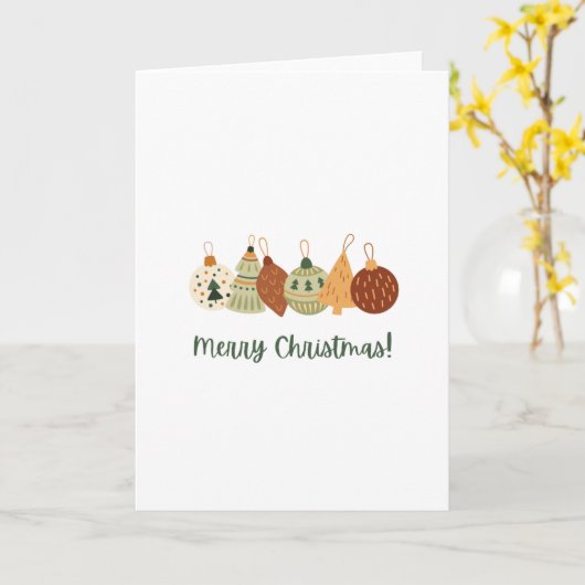 Carte de Noël - Vierge à l'intérieur - Ajouter un (Fleur jaune)