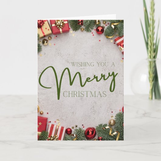 Carte de Noël - Vierge à l'intérieur - Ajouter un (Devant)