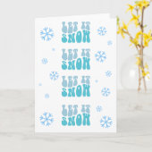 Carte de Noël - Vierge à l'intérieur - Ajouter un  (Fleur jaune)