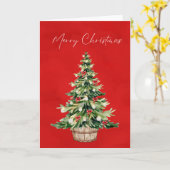 Carte de Noël - Vierge à l'intérieur - Ajouter un (Fleur jaune)