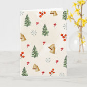 Carte de Noël - Vierge à l'intérieur - Ajouter un  (Fleur jaune)