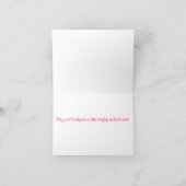 Carte de Noël vilaine de chien de Feliz (Intérieur)