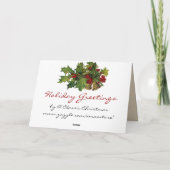 Carte de Noël vintage (Dos)