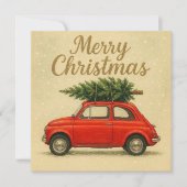 Carte de Noël vintage. (Devant)