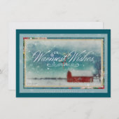 Carte de Noël Vintage (Devant / Derrière)