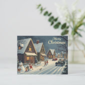 Carte de Noël vintage (Debout devant)