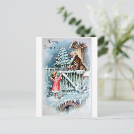 Carte de Noël vintage (Debout devant)