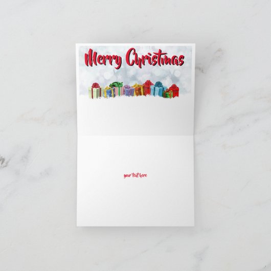 Carte de Noël Vintage (Intérieur)