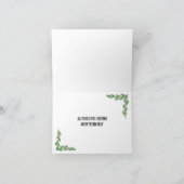 Carte de Noël vintage (Intérieur)