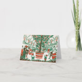 Carte de Noël vintage (Devant)