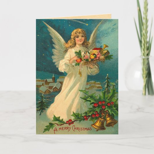 Carte de Noël Vintage (Devant)