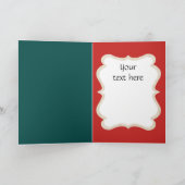 Carte de Noël vintage (Intérieur)