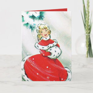 Carte de Noël vintage