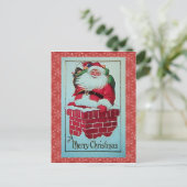 Carte de Noël vintage (Debout devant)
