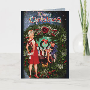 Carte de Noël Vintage