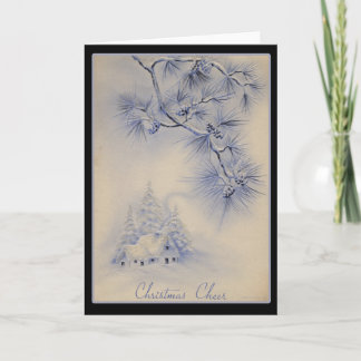 Carte de Noël Vintage