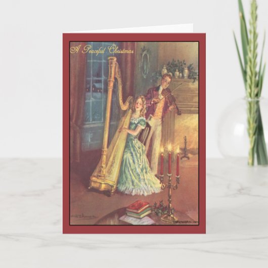 Carte de Noël Vintage (Devant)