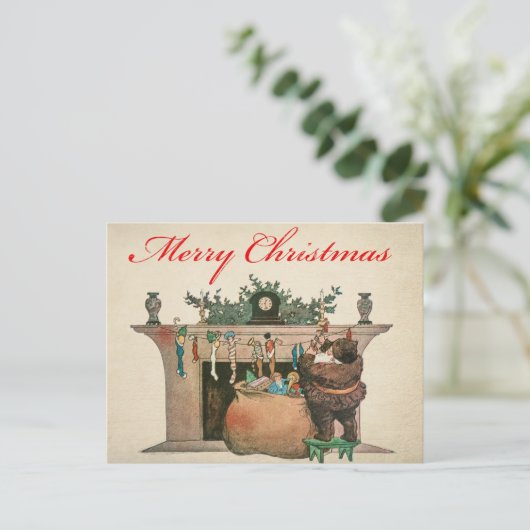 Carte de Noël vintage (Debout devant)