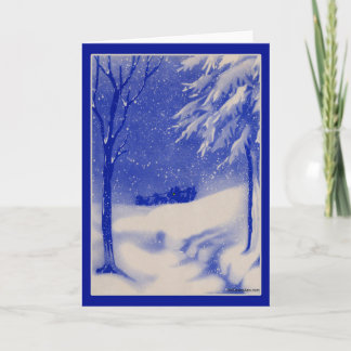 Carte de Noël Vintage