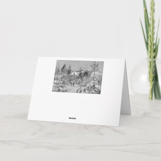 Carte de Noël Vintage (Dos)