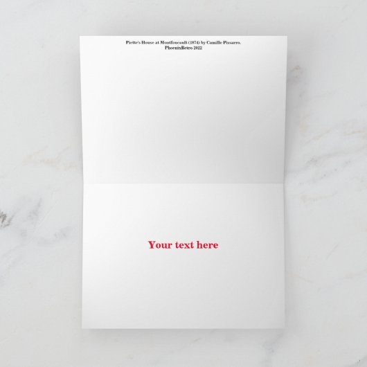 Carte de Noël Vintage (Intérieur)