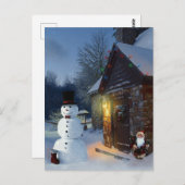 carte de Noël vintage (Devant / Derrière)