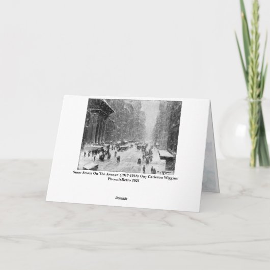 Carte de Noël Vintage (Dos)