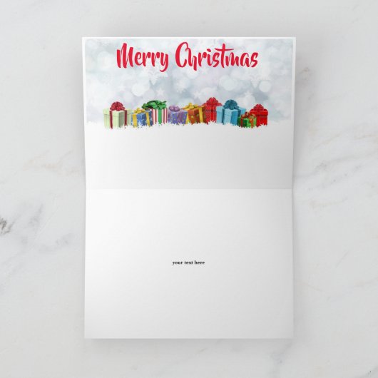 Carte de Noël Vintage (Intérieur)