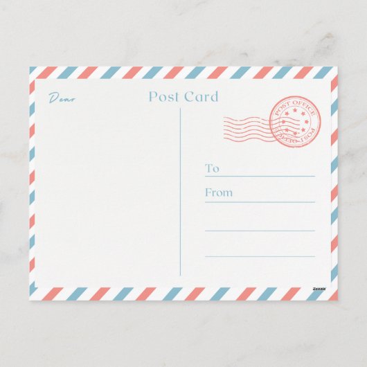 Carte de Noël vintage (Dos)