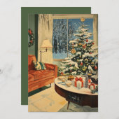 Carte de Noël Vintage (Devant / Derrière)