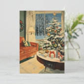 Carte de Noël Vintage (Debout devant)