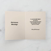 Carte de Noël vintage (Intérieur)