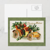 Carte de Noël vintage (Devant / Derrière)