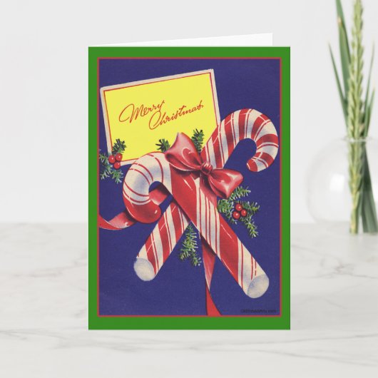 Carte de Noël Vintage (Devant)