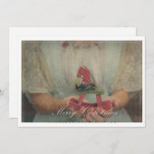 Carte de Noël Vintage (Devant / Derrière)